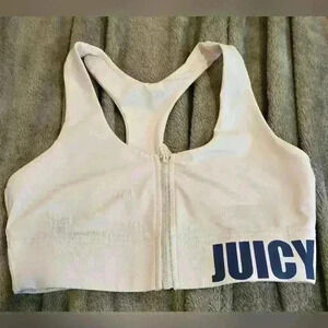 Juicy Couture Plae Pink Sport Bra Size XS